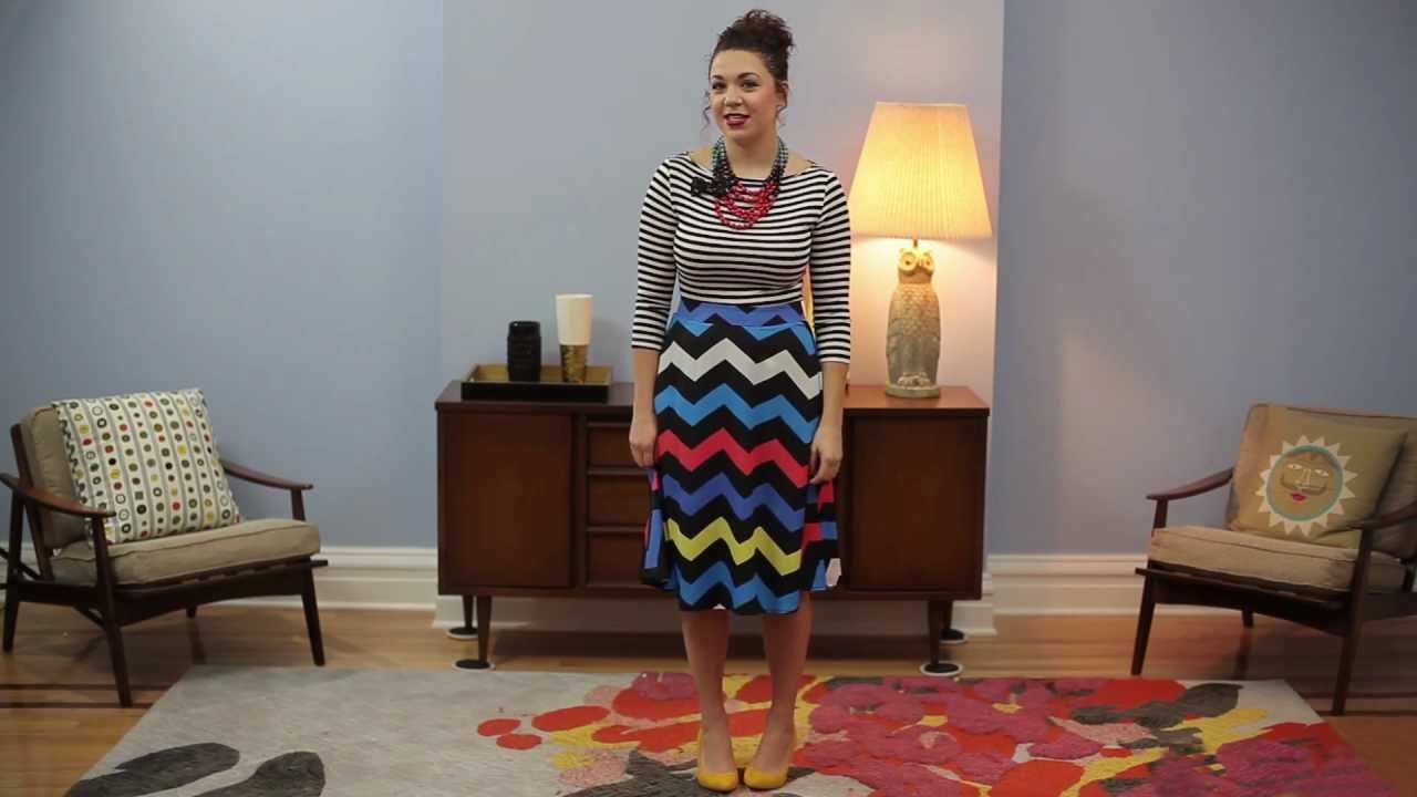 Styled: Electric Zigzag Skirt