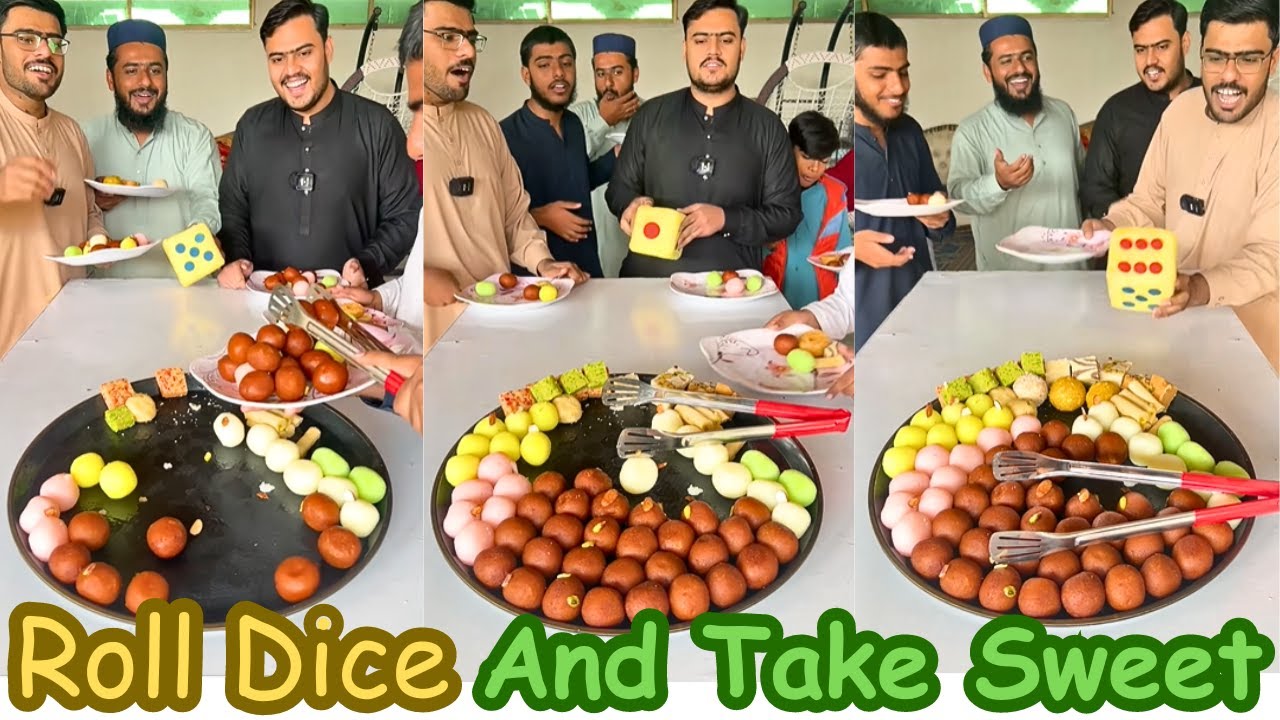 Roll Dice And Take Sweet Funny Challenge