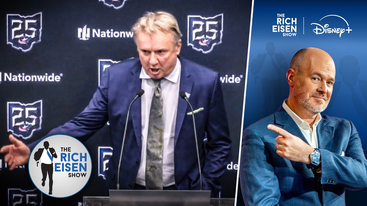Blue Jackets HC Rick Bowness Had an All-Time Epic Postgame Rant! | The Rich Eisen Show
