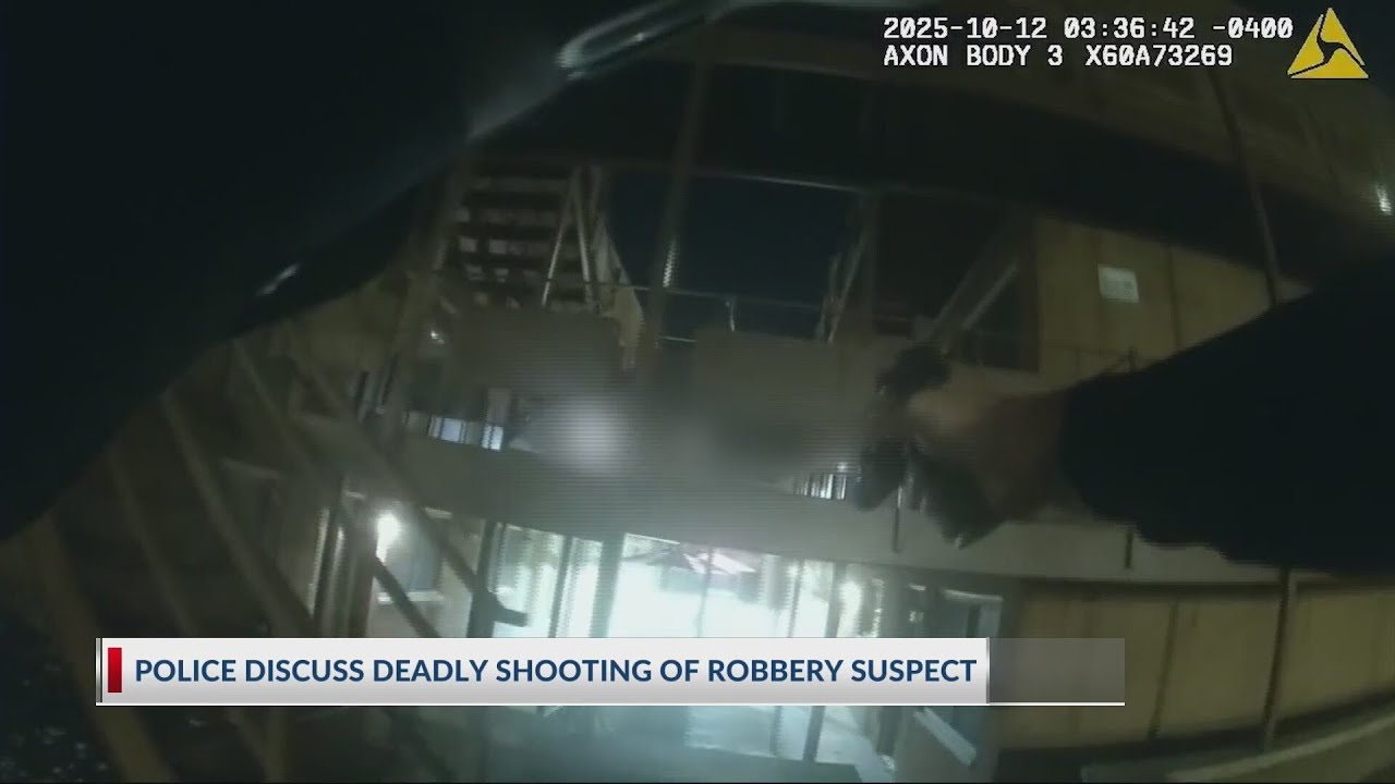 Columbus police release video of officer shooting suspect in University District