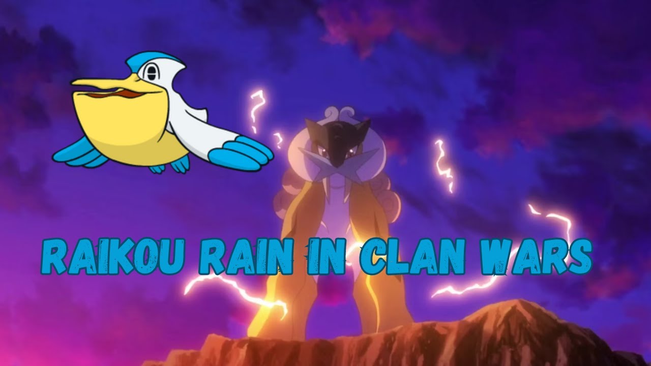 Is Raikou the best rain abuser in T2 Clan Wars? [PokeNexus PvP]