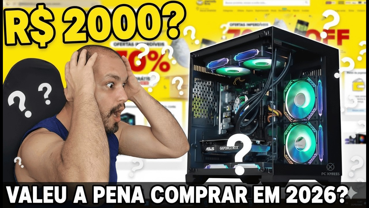 COMPREI UM PC GAMER POR R$ 2.000,00 NO MERCADO LIVRE, VALEU A PENA? (ou será cilada?)