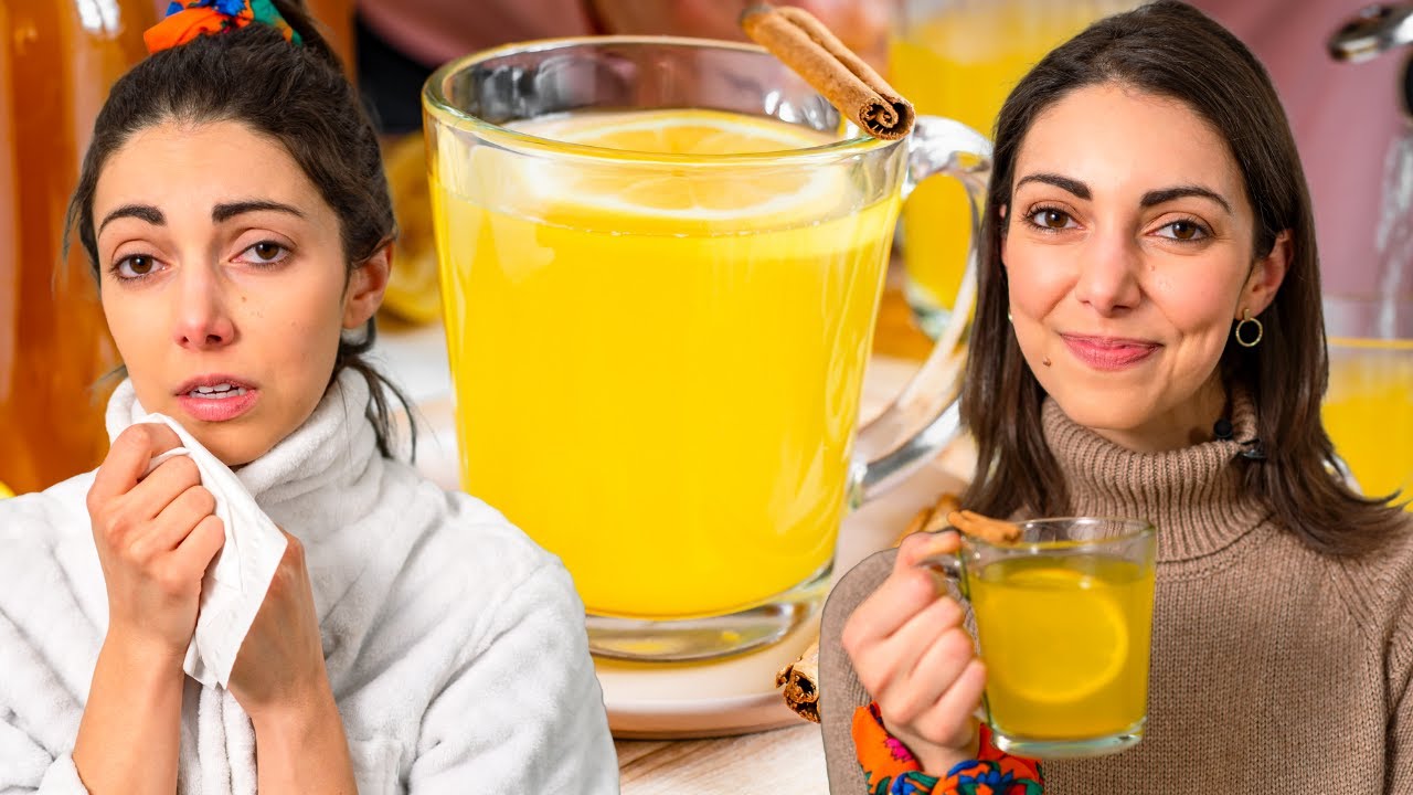 Ginger Turmeric Tea 🍋 Big Batch Immunity Booster for $1