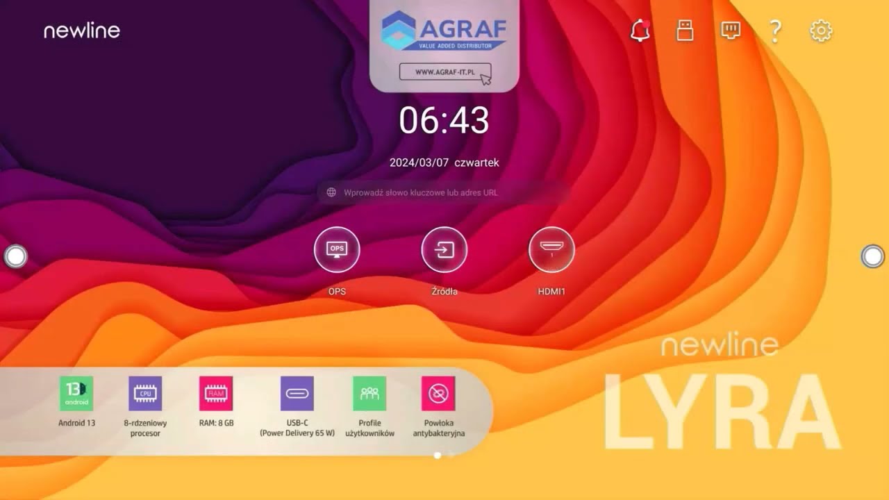 Instalacja certyfikatu OSE na monitorach interaktywnych Newline Interactive - modele Lyra i Elara