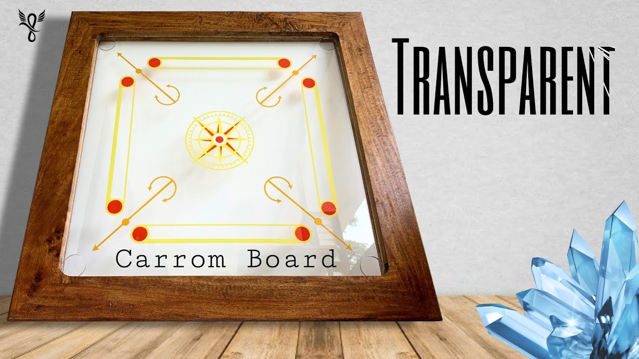 Made A Transparent Carrom Board | Glass |  The Arten