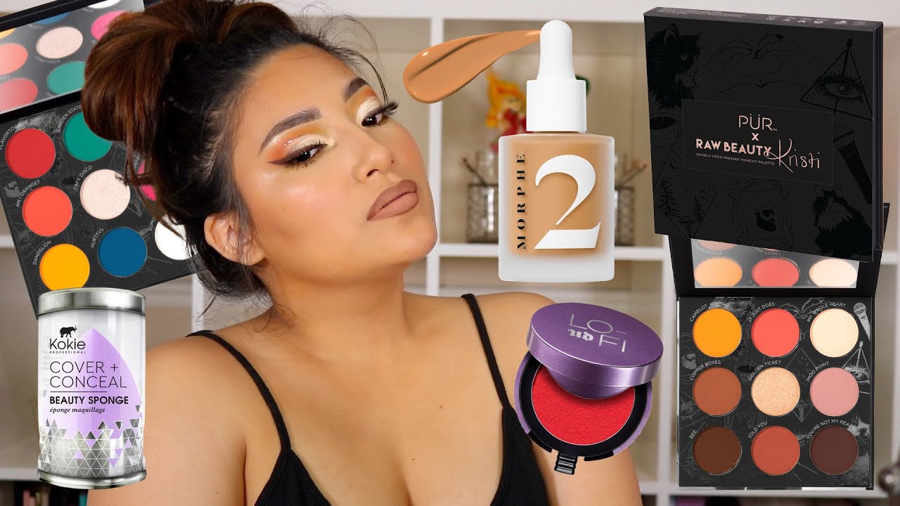GRWM: MORPHE 2 SKIN TINT FOUNDATION + RAWBEAUTYKRISTI PUR PALETTE FIRST IMPRESSIONS FULL DAY REVIEW