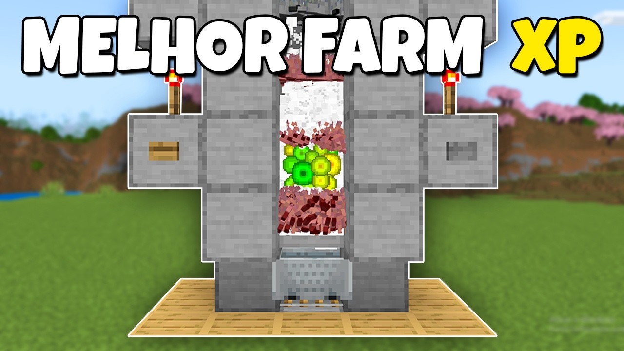 MELHOR FARM DE XP no Minecraft Bedrock 1.21/26+!