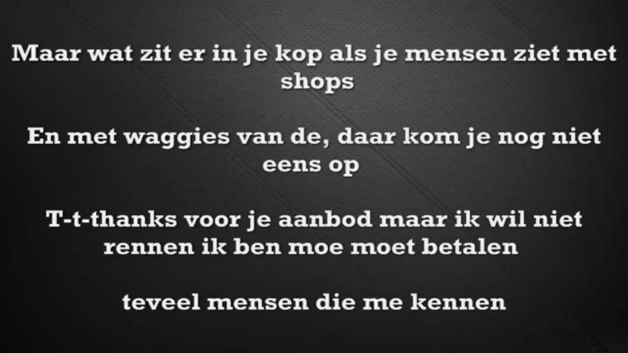 Songtekst Zonamo Underground Ismo & Lijpe mocro HD