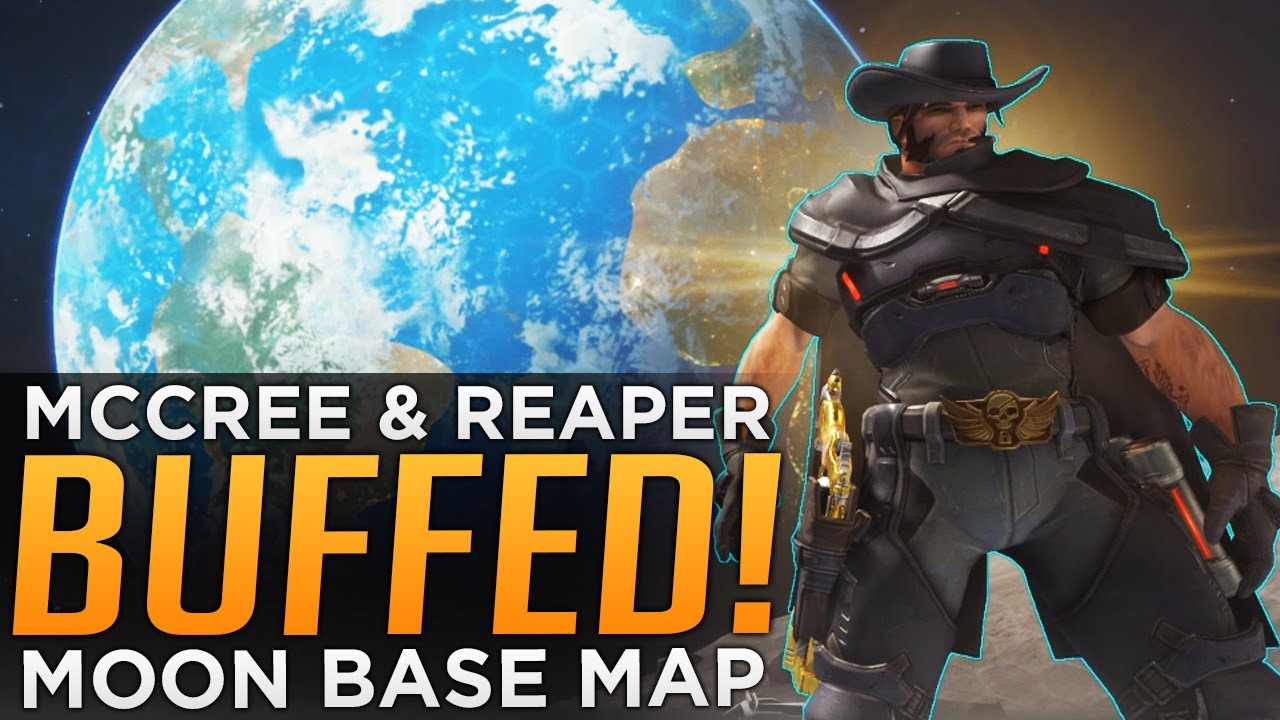 Overwatch McCree & Reaper BUFFED! - NEW Moon Map!!!