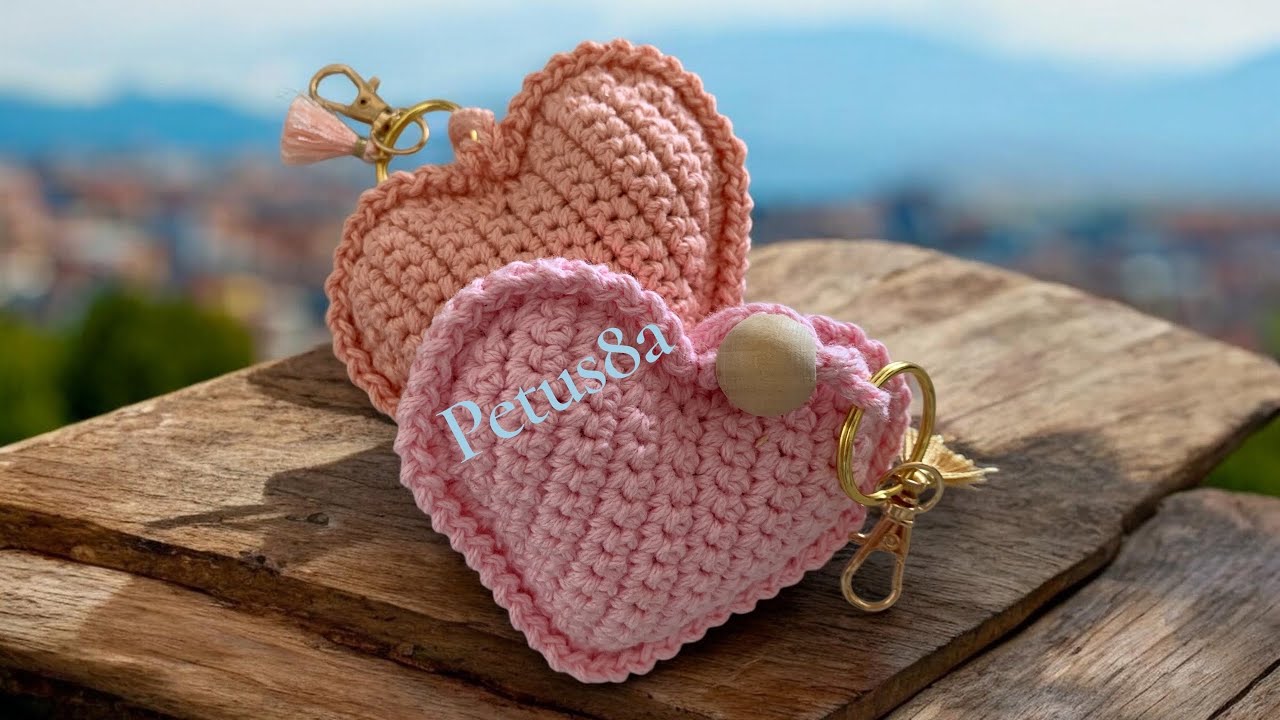Como tejer corazón 💕a crochet Amigurumis by Petus 💖