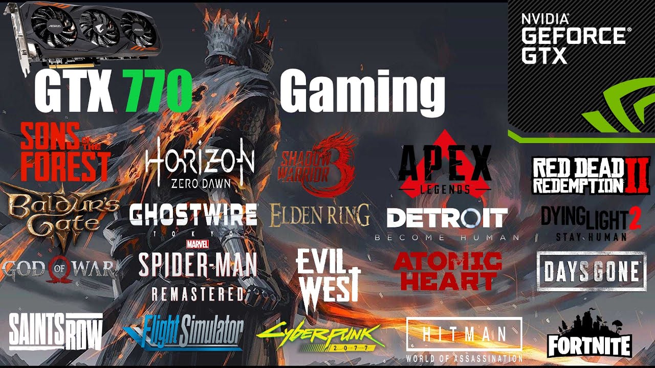 GTX 770 Gaming in late 2023 - Test in 25 Games