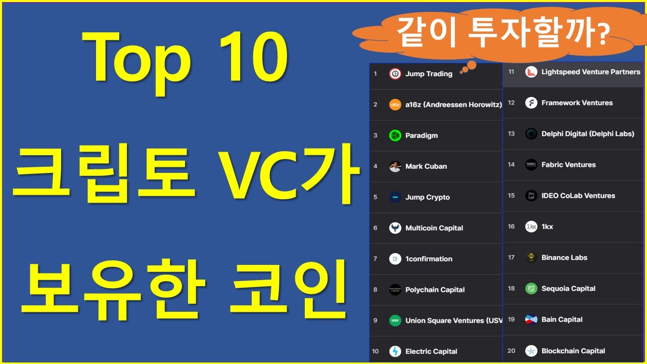 세계적 크립토 VC의 포트폴리오를 공개합니다. 묻어가즈아~ 리플 비트코인 이더리움 블랙록 에이다 솔라나 도지 폴카닷 알고랜드 imx 렌더 rwa 점프크립토 패러다임 a16z