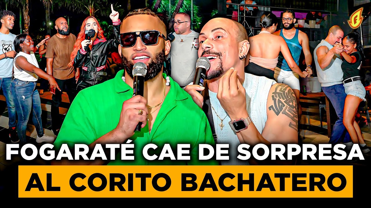 FOGARATÉ SE TIRA AL CORITO BACHATERO Y ARMAN TREMENDO CORO “JUAN ESTEBAN BAILA AL PUEBLO”