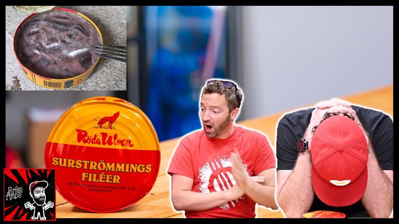 Trying Surströmming (The Smelliest Food In The World)