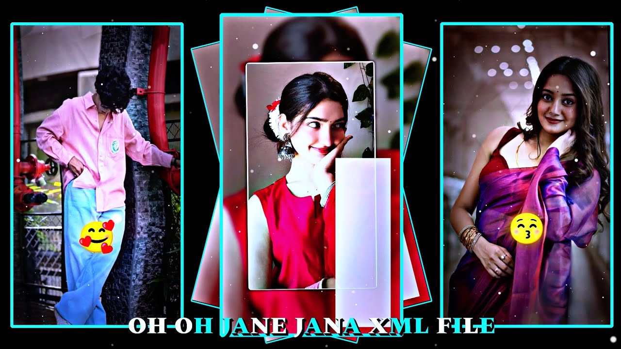 OH OH JANE JANA 😚 XML FILE ALIGHT MOTION VIDEO EDITING NEW TREND NEW XML FILE ❤️ 