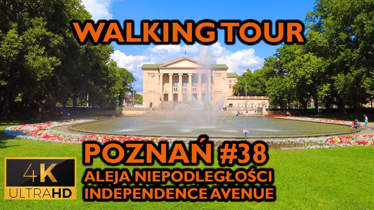 ⁴ᴷ⁶⁰ 🇵🇱 Poznan/Poland Walking Tour - #38 - Independence Avenue (August 2021) [4K]