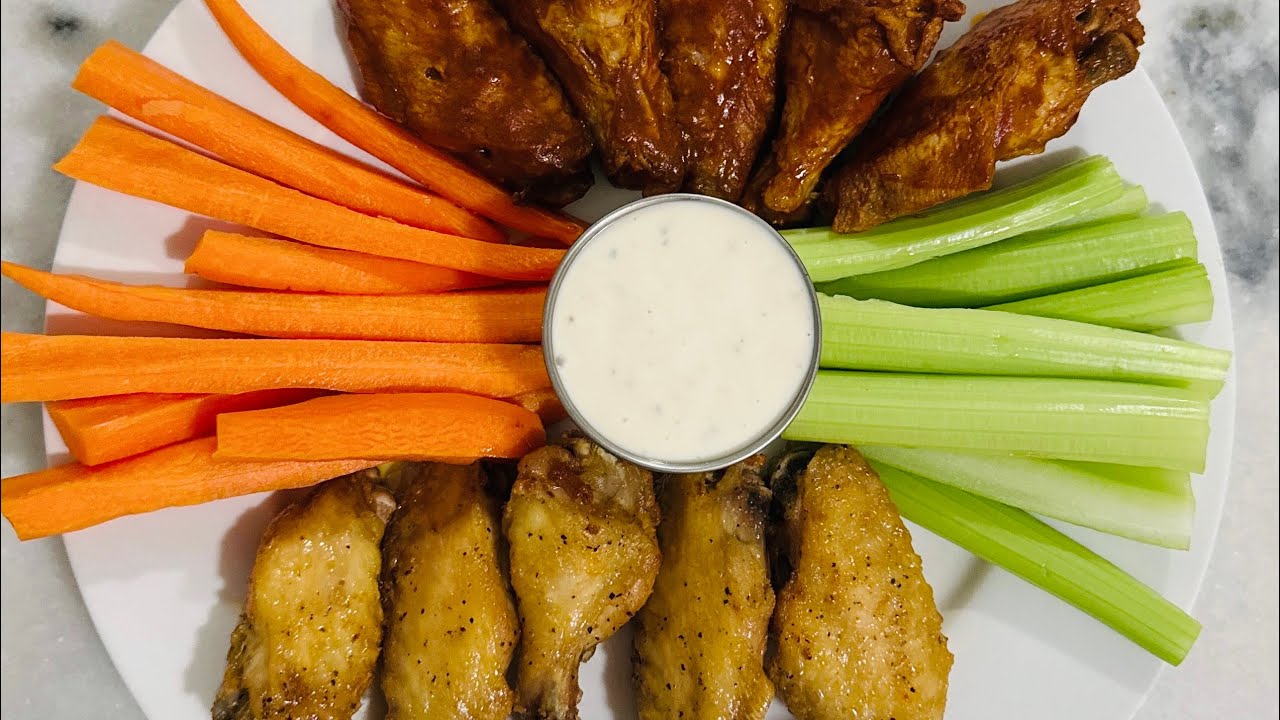 Alitas de pollo sabor buffalo y lemon pepper!!