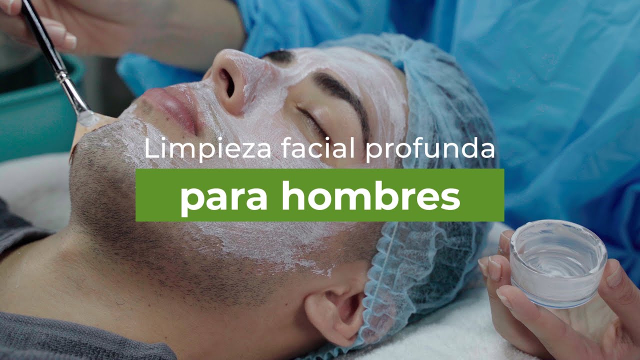 Limpieza facial profunda para hombres