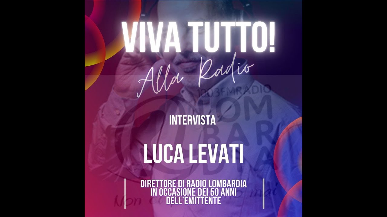 VivaTutto!AllaRadio Interviste Luca Levati