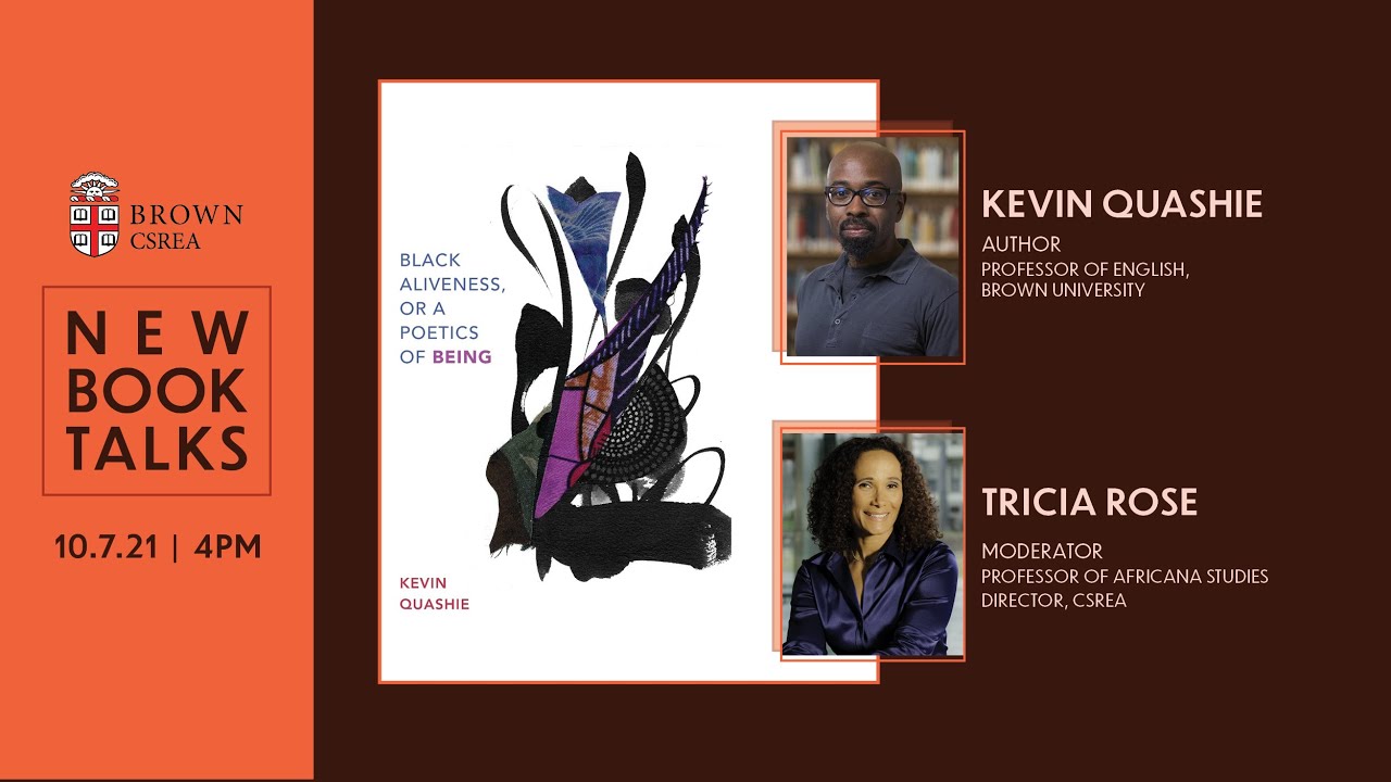 New Book Talk: Kevin Quashie on Black Aliveness Or, A Poetics of Being