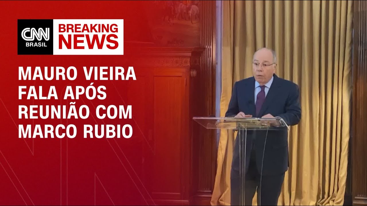 Conversa com Rubio foi muito produtiva, diz Mauro Vieira após reunião | CNN ARENA