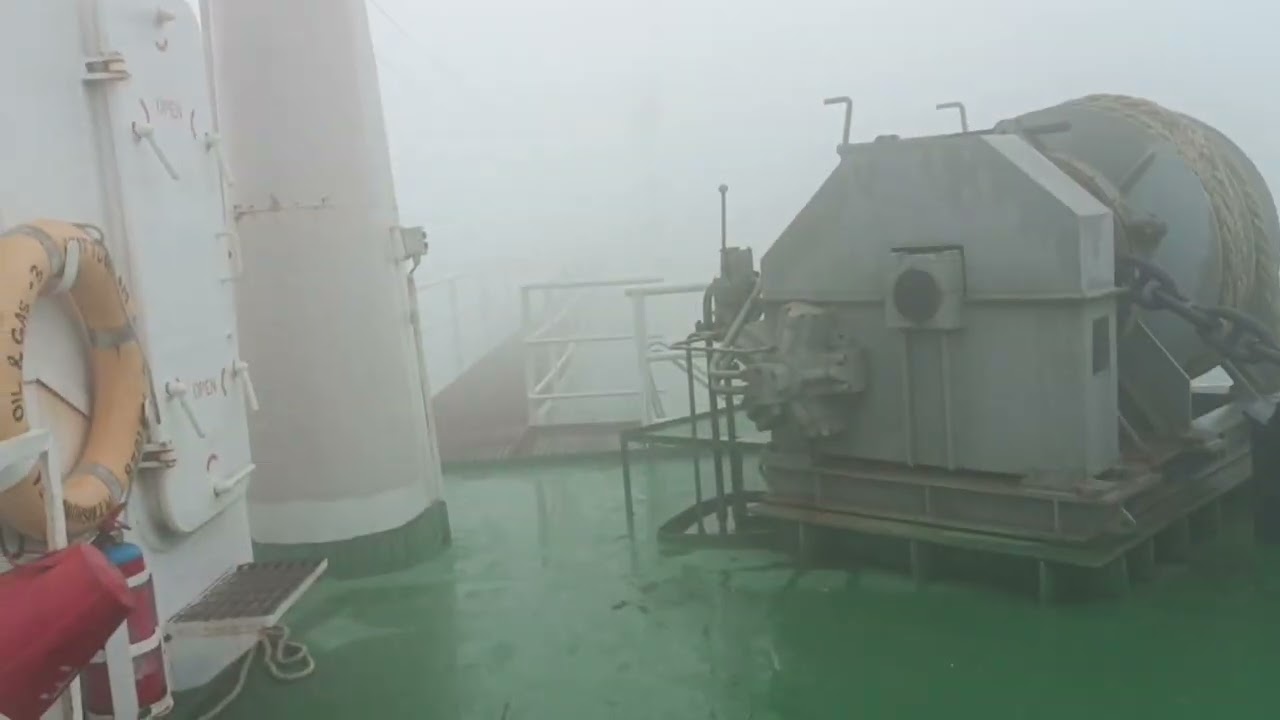 Effect of fog in ship || Sea fog & Zero visibility.