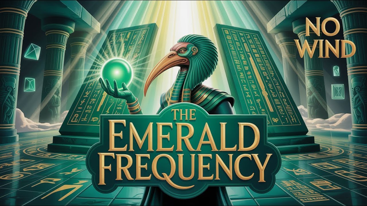 THE EMERALD FREQUENCY | Thoth’s Alchemical Resonance | 528 Hz Atlantean Heart Activation | NO WIND