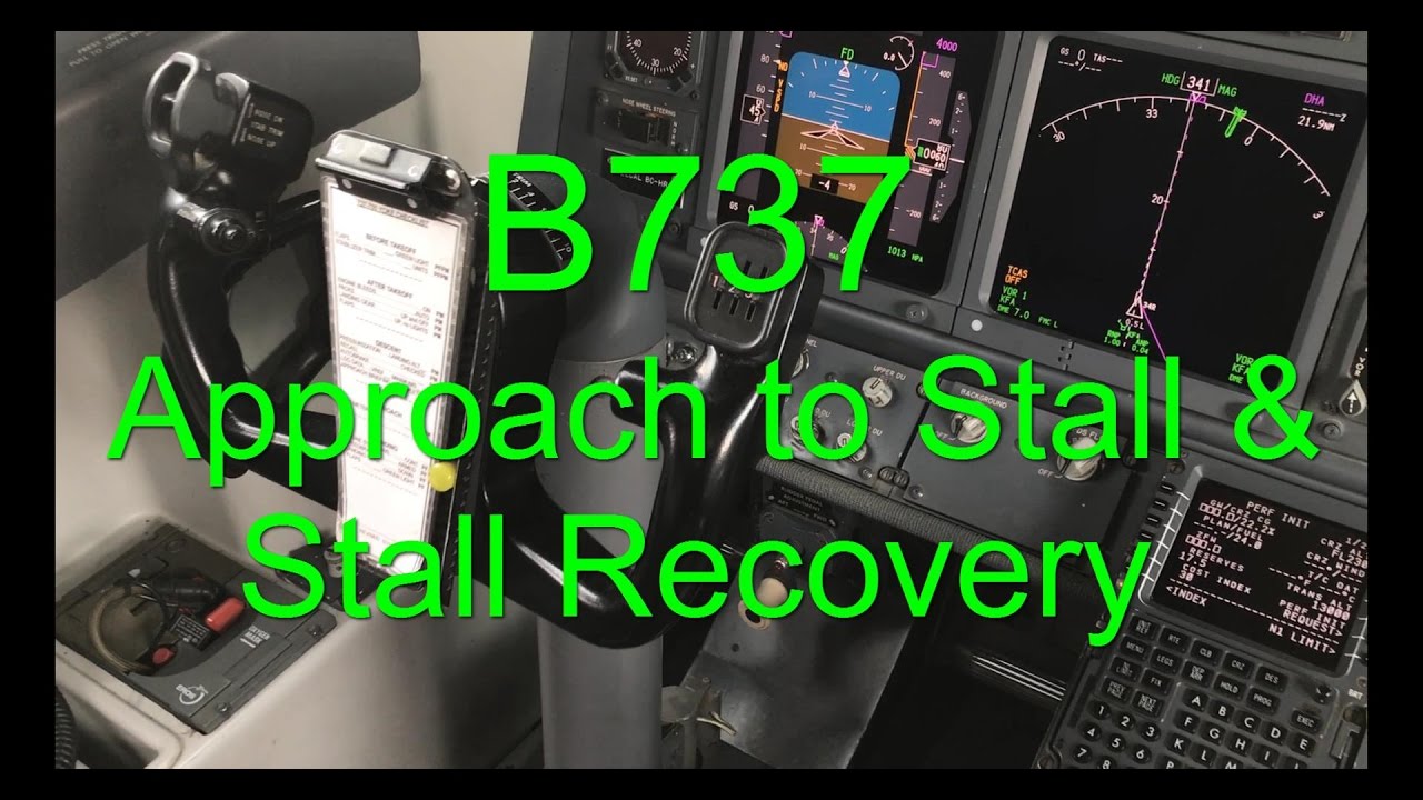 NNC B737  (Video#2) Stall Recovery Procedure
