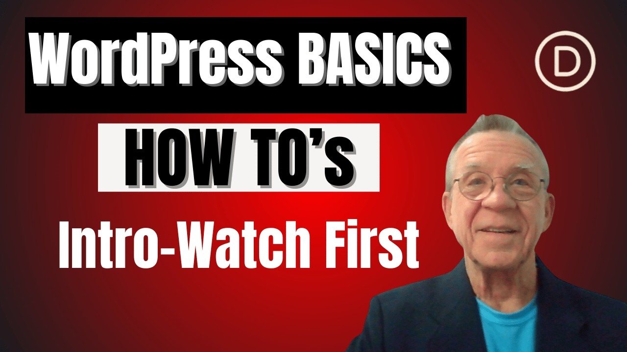 Divi Basics Video Series Intro