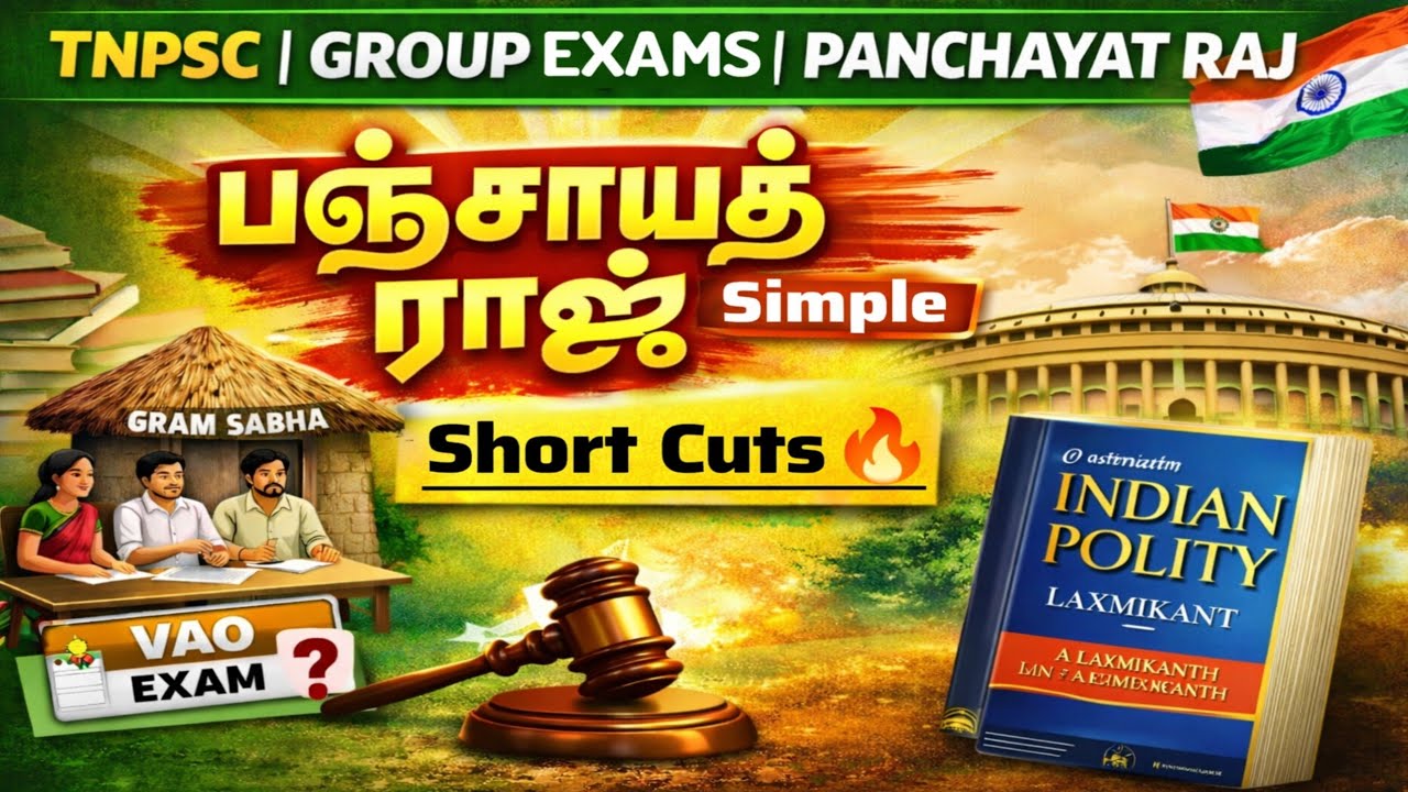 All Panchayat Raj Committees 🔥 | TNPSC & VAO Exam | Easy Tamil
