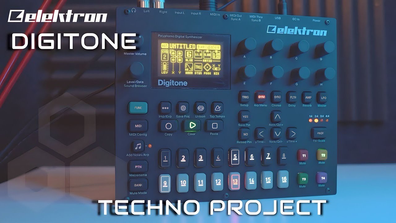 🔥ELEKTRON DIGITONE TECHNO PROJECT #1 🔥 -