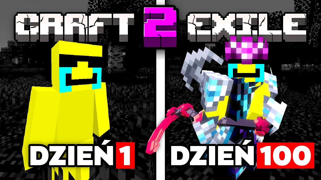 Przetrwałem 100 DNI w Minecrafcie na modach MMO RPG
