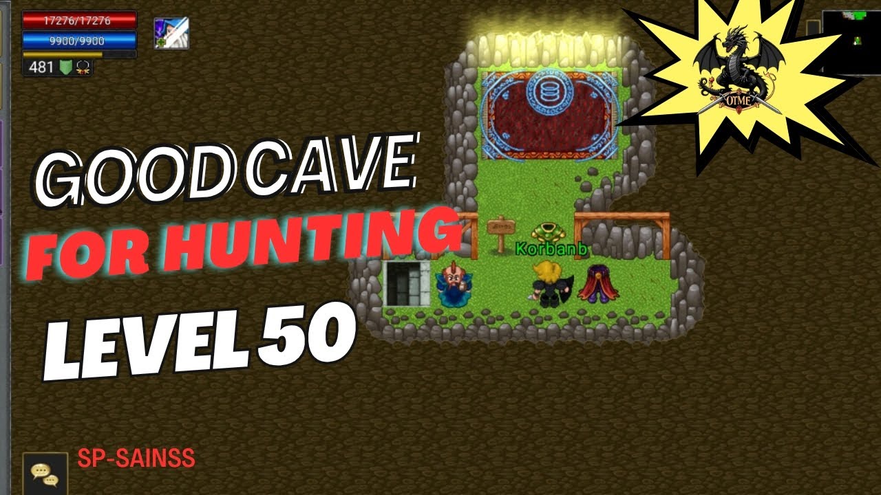 TIBIAME OTME • HUNTING CAVE FOR LVL 50 !!!