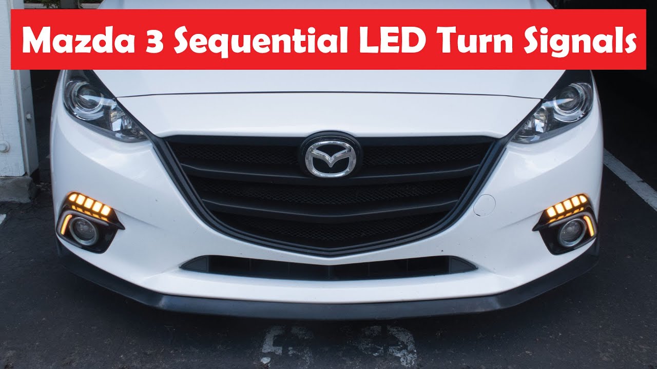 Mazda 3 Sequential LED Switchback Turn Signal Install