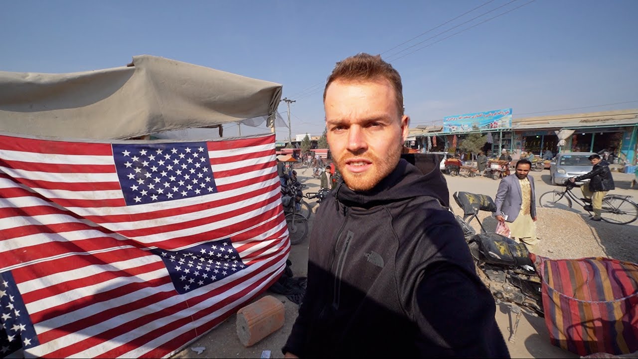 SIGNS OF U.S.A. ON STREETS OF AFGHANISTAN (Extreme Travel Afghanistan)