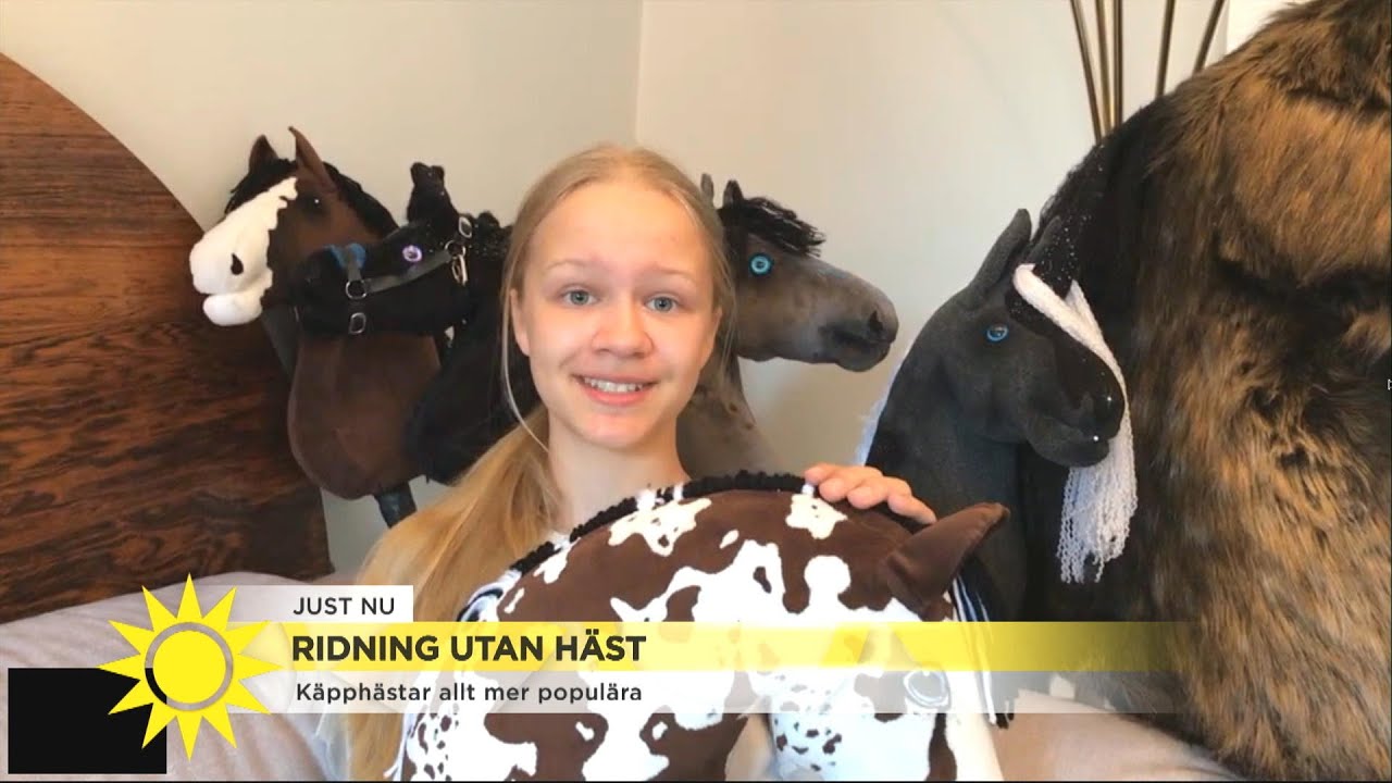 Livea är käpphästryttare – ”Jag väljer käpphästar framför vanliga hästar” - Nyhetsmorgon (TV4)