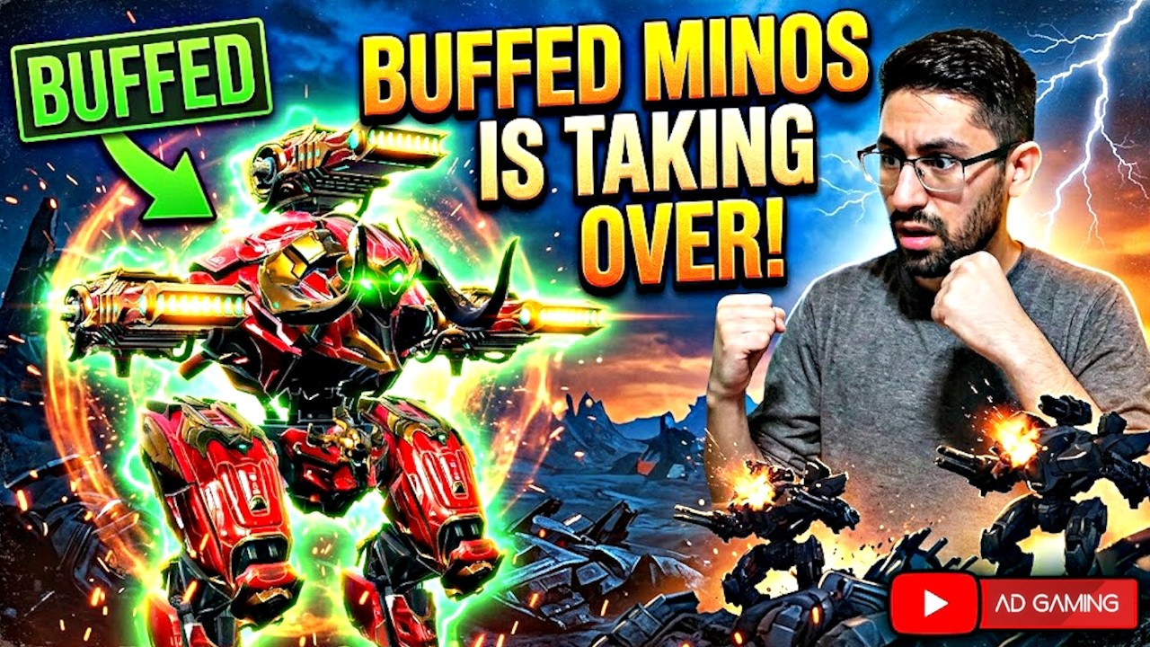 OMG! Buffed Minos Is Taking Over the New Meta! | War Robots FTP Gameplay WR