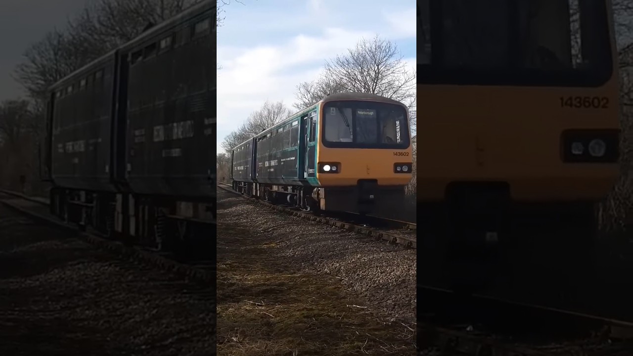 Nene Valley Railway class 143 pacer #railway #nvr #trainspotting #train #pacers #tfw #dmu #heritage