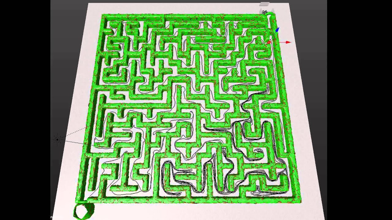 Visualization of Virtual Maze Traversal