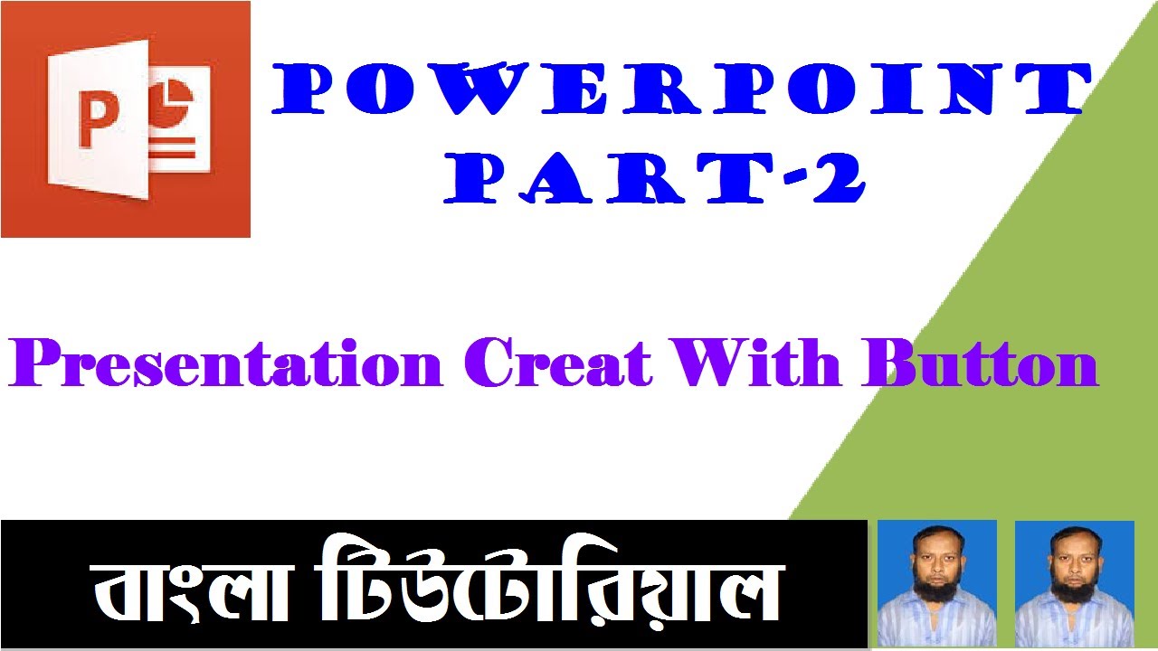 PowerPoint presentation create with button bangla tutorial || পাওয়ার পয়েন্ট টিউটোরিয়াল বাংলা