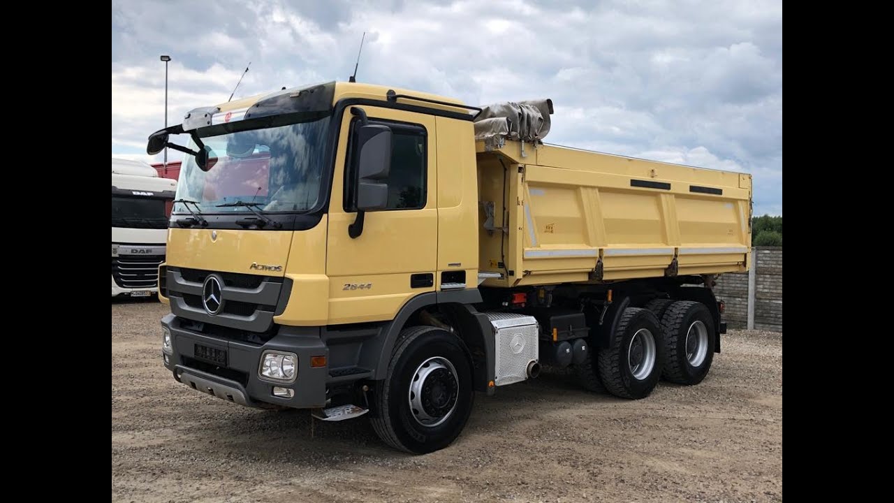 Mercedes Actros 2644 6x4 Kipper Meiller Bordmatic