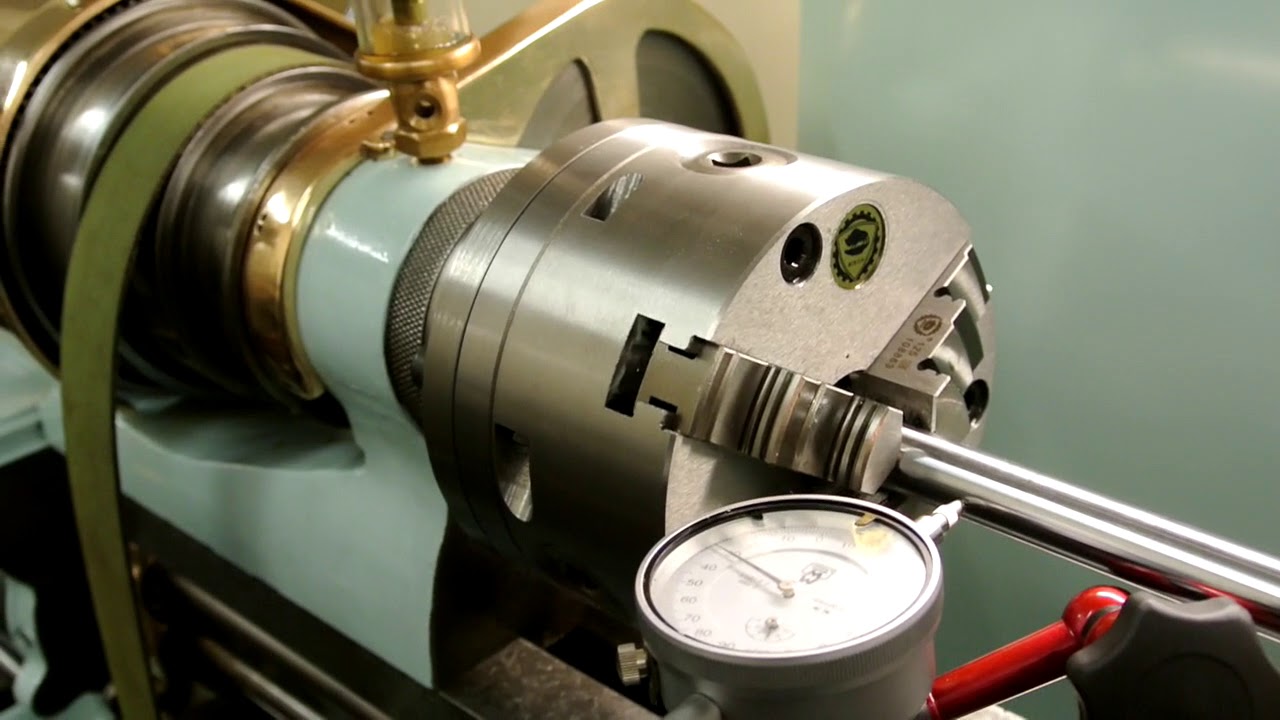 Rivett 608 fitting a Bison 125mm chuck