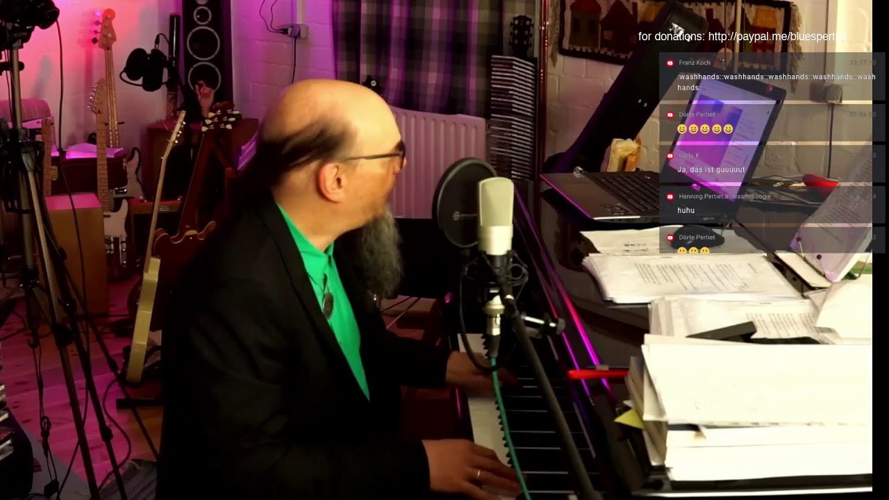Henning Pertiet - HOUSE OF BLUES LIVESTREAM!!!  Blues & Boogie Woogie-Piano