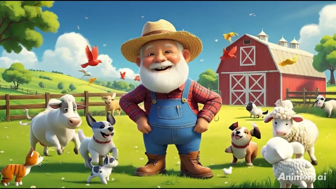 Sing Along Farm Song | Old MacDonald Had a Farm for Children