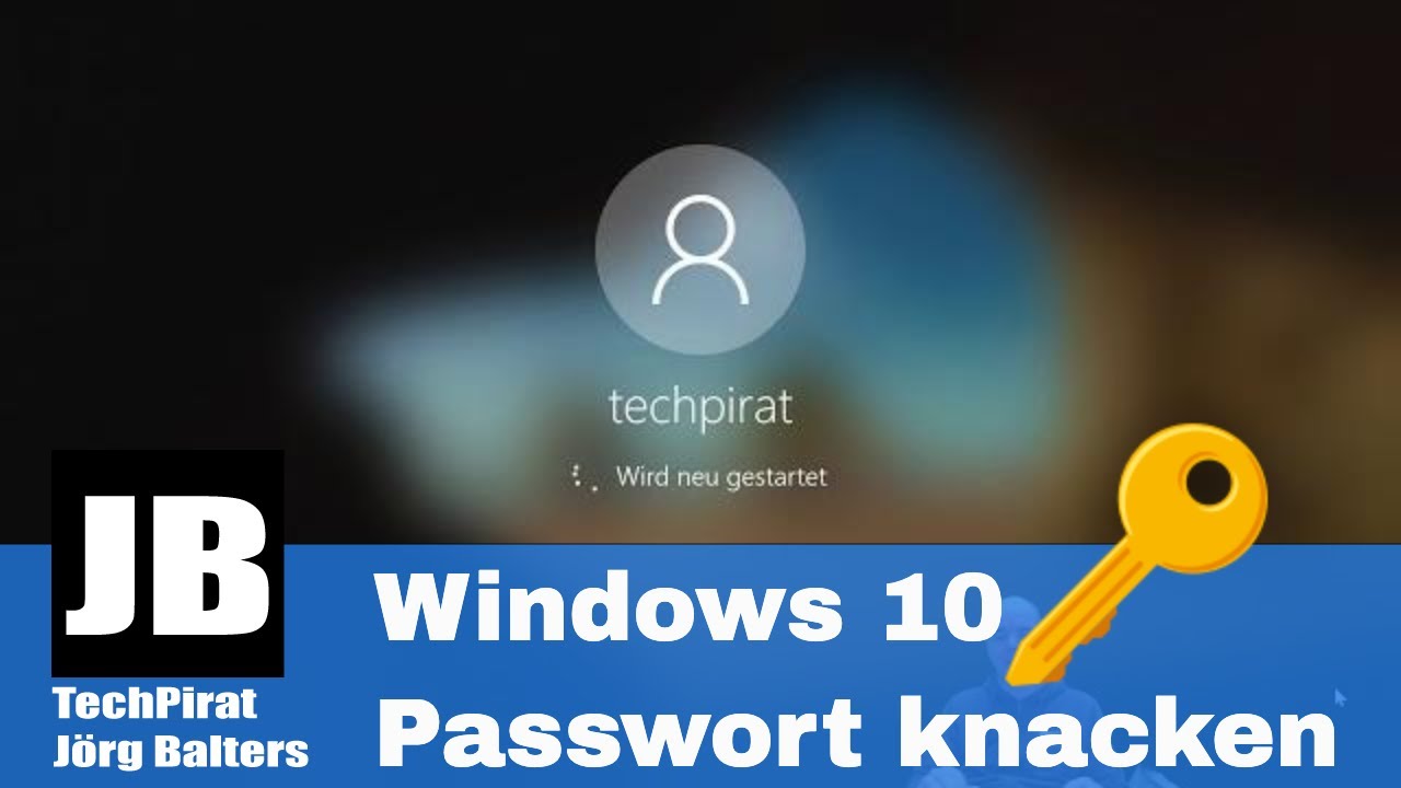 Wie kann ich das Windows 10 Passwort zurücksetzen wenn ich es vergessen habe o. den Benutzer hacken?