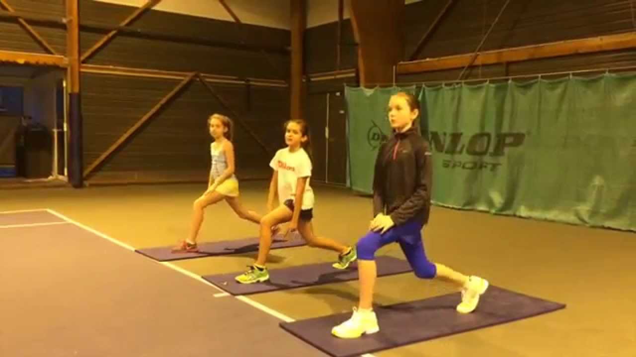 L'échauffement au tennis