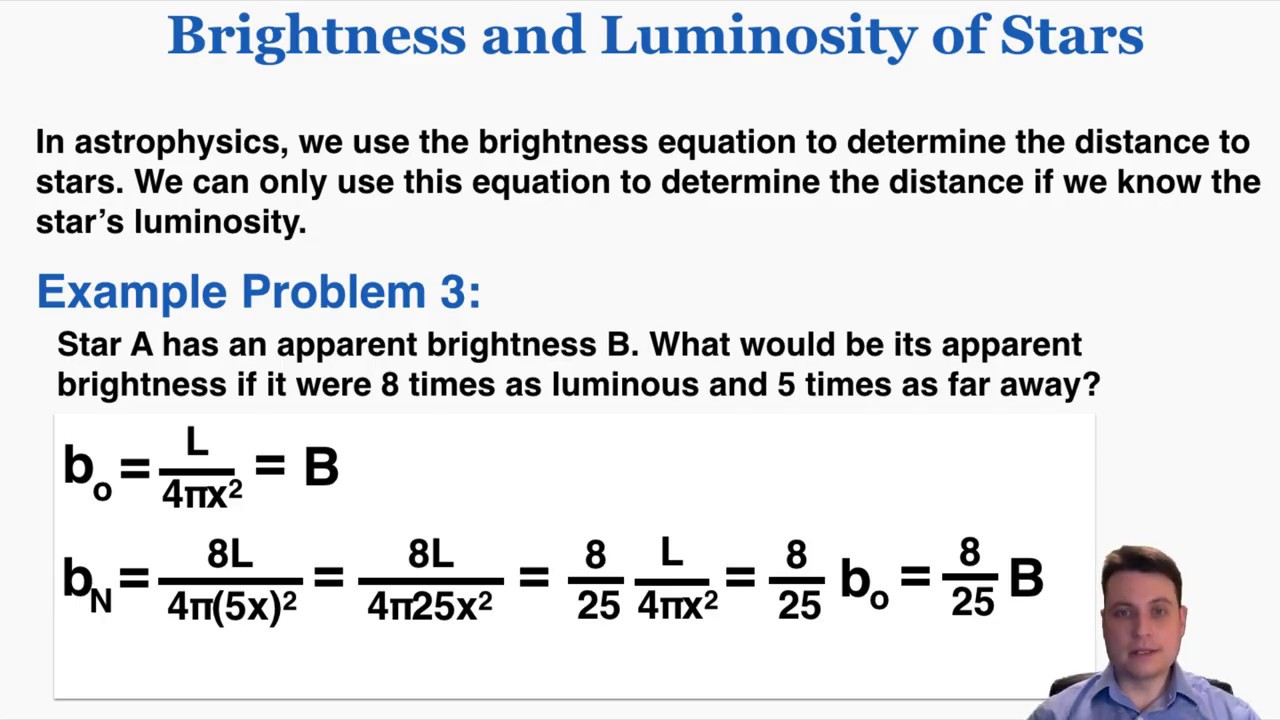 Brightness and Luminosity of Stars - IB Physics