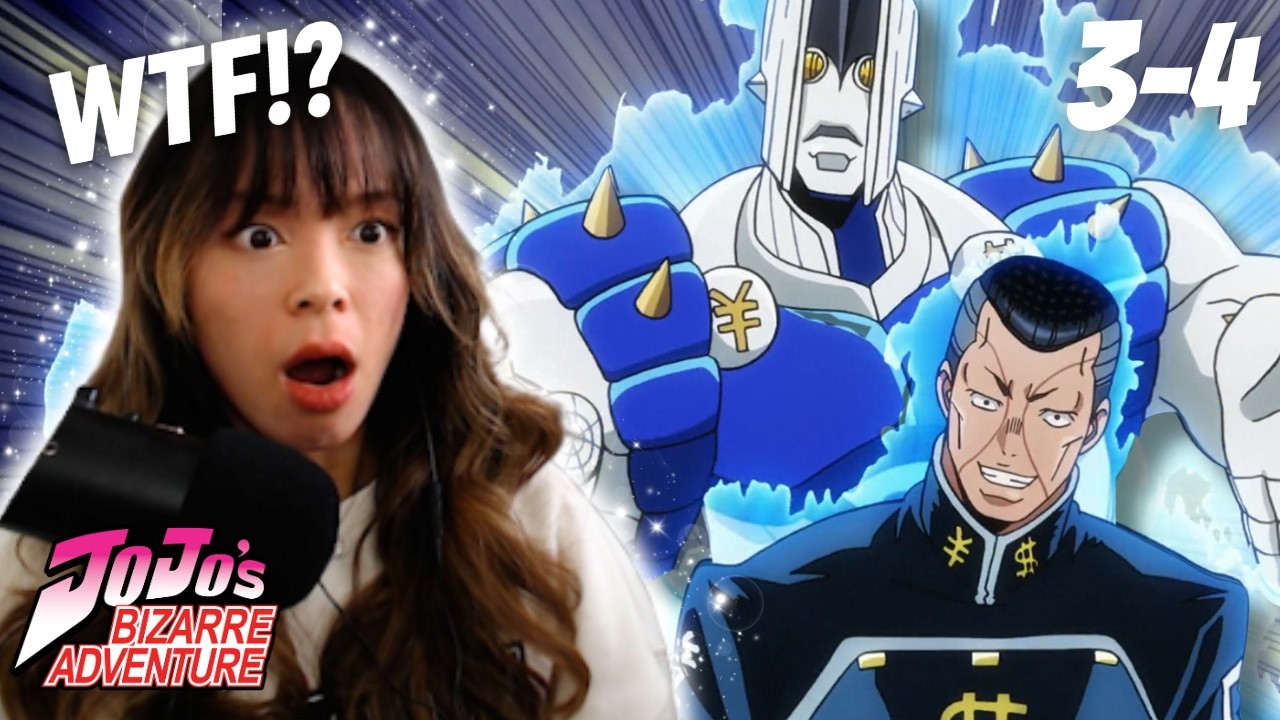 The COOLEST Stand Yet!? Okuyasu Appears | JJBA Diamond is Unbreakable Ep 3 and 4 REACTION