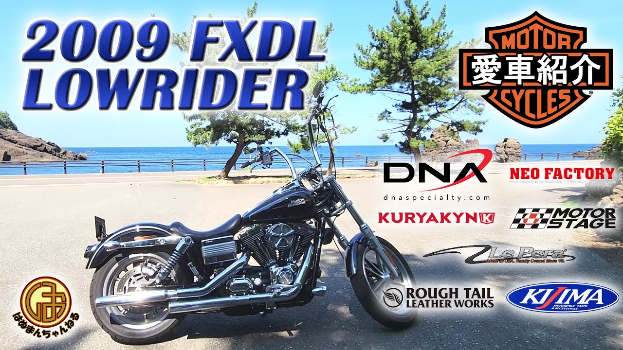 【愛車紹介！】2009年式 FXDL ローライダー、カスタム車両のご紹介！！【ハーレーダビッドソン Harley Davidson Lowrider ダイナ TC 96】