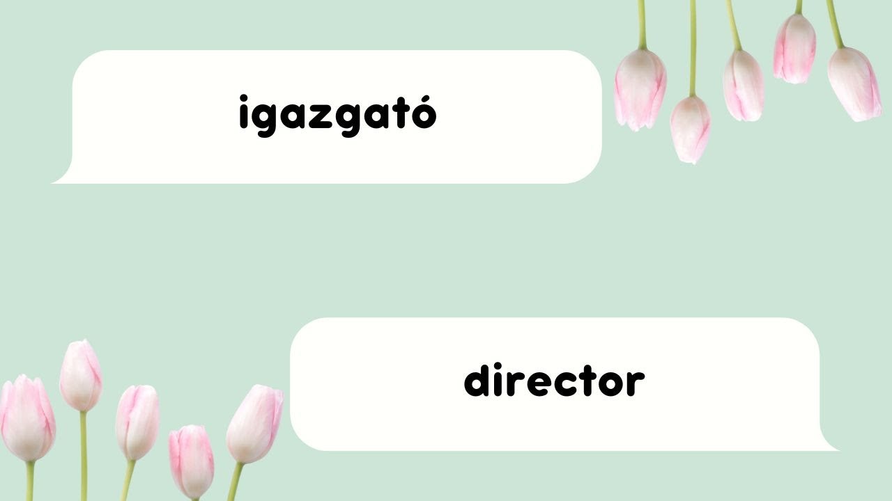 Day 53 | Most Common Hungarian Words | English and Hungarian